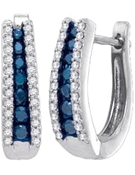 10KT White Gold 0.53CT-Diamond Fashion Earring