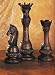Chess Piece Statues Set