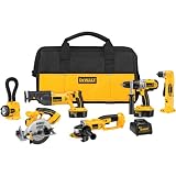 DEWALT DCK650X 18-Volt XRP Cordless 6-Tool Combo Kit