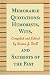 Books : Humorists, Wits, and Satirists of the Past (Memorable Quotations)