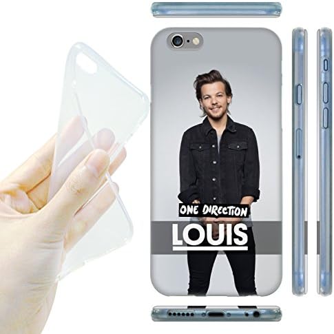 Official One Direction 1D Standing Louis Tomlinson Photo Soft Gel Back Case Cover for Apple iPhone 6 4.7