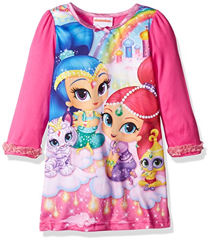 Nickelodeon Toddler Girls Shimmer and Shine Nightgown, Assorted, 4T