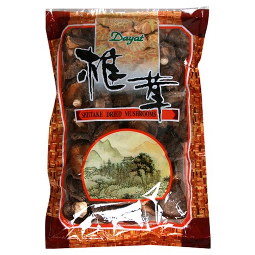 Tasty Joy Dayat Dried Whole Shitake Mushroom, 4-5 CM. Size, 6-Ounce Bags (Pack of 4) by Tasty Joy