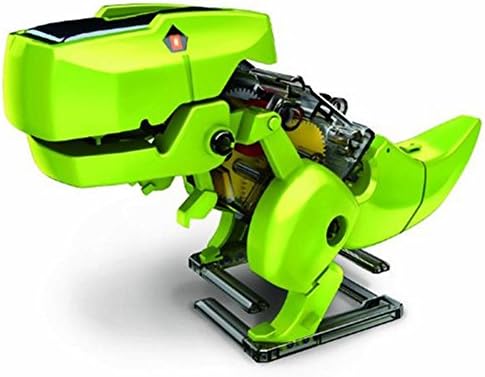 Electronictechcrafts® T4 Transforming Solar Robot Kit- Robot Insect T-rex Drill Vehicle