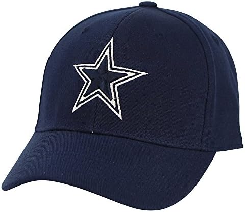 Dallas Cowboys Authentic Headwear Classic Stretch Fit Baseball Hat (Navy)