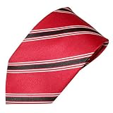 Red & Black Striped Necktie