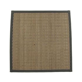 Bamboo Place Mat - Light and Dark Brown Woven Square by ThinkBamboo - Placemats