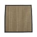 Bamboo Place Mat - Light and Dark Brown Woven Square