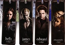 Twilight Bookmarks Set of 4 Regular size