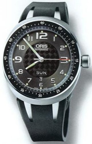 Oris Men's TT3 Day Date Rubber Watch