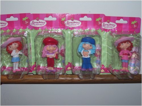 Strawberry Shortcake Figurines (Sold As a Set of 4)