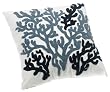 Harbor House Beach House 18-by-18-Inch Square Decorative Pillow, Blue