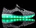 [NEW SIZE VERSION] Santiro Men's Breathable 7 Colors LED Light up Sneakers Flashing Athletic Shoes