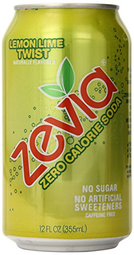 Zevia All Natural Soda, Lemon Lime Twist, 12 Ounce (Pack of 24) Frustration Free Package