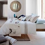 This Morning by Catherine Lansfield Auvergne Natural Double Duvet Set
