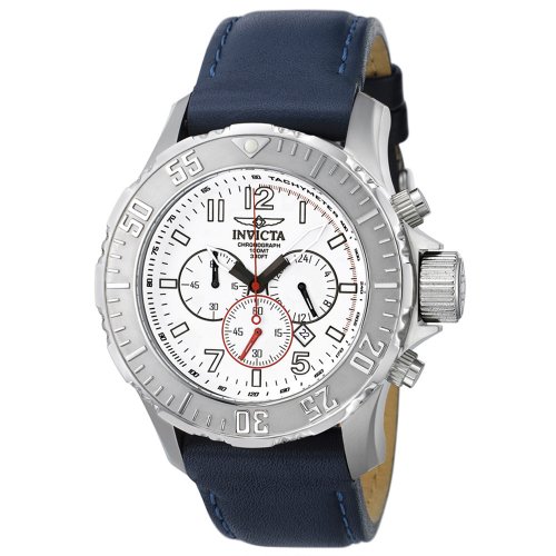 Invicta Men's 4666 II Collection Sport Chronograph Elite Blue Leather Watch