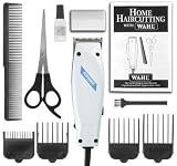 Wahl Haircutting Kit 10 Pieces with 4 Guide Combs & Scissor (3-Pack) with Free Nail File