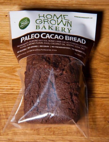 Paleo Pastries- Cacao Bread, 3.5 Oz, (6-pack)