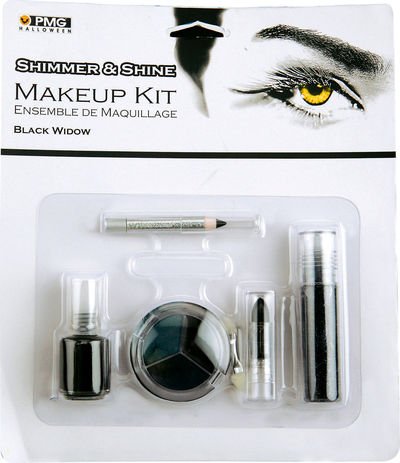 Paper Magic Women's Shimmer & Shine Makeup Kit, Black, One Size