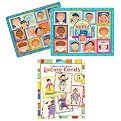 eeBoo International Game Set - Friends Say Hello! Puzzle/ Children of the World Lacing Cards