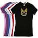 Sparkle in the Closet French Bulldog - Ladies Rhinestone Dog Breed Shirt - Tight Fitting - Runs Small