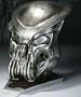 Aliens Vs. Predator AVP Sideshow Collectibles Prop Replica Celtic Predator Mask