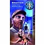 Star Wars Clone Wars Brother Birthday Card with Badge SW347
