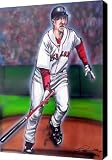 Boston Red Sox Third Baseman Mike Lowell Canvas Print - Canvas Art