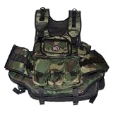 GXG Army Swat Paintball Airsoft Tactical Vest Camo