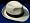 Traditional Gentlemans Straw Panama Fedora hat - Size 59cm