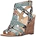Nine West Women's Farfalla Synthetic Wedge Sandal