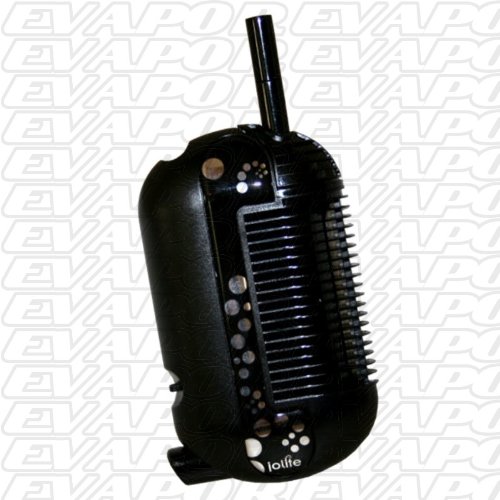 Black Iolite Portable Vaporizer plus 2 Piece Grinder