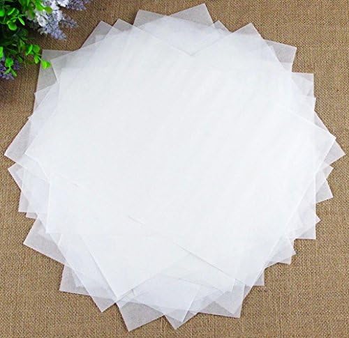 PA03 Food-grade Baking Greaseproof Paper for Fryer Basket, White, 500 Pcs