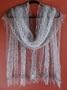 Evening Shawl 'Northern Star' (Gray With Black Dots)