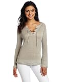 525 America Women's Vintage Americana Lace Up Pull Over Sweater