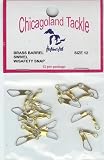 Brass Barrel Swivel with Safty Snap Size 12 (144 Pcs)