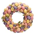 Glittered Egg Wreath - 14"