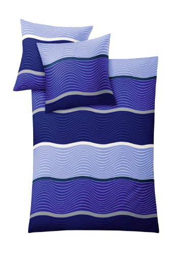 Kleine Wolke 6105750952 Bettw&auml;sche San Diego / 135 x 200 cm und 80 x 80 cm / 2-teilig, navy