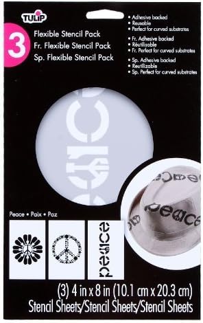 Tulip Flexible Stencil Packs- Peace by ilovetocreate
