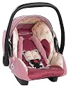 Storchenmühle 5513.1127.66 - Twin 0+ - Autokindersitz / Babyschale Gruppe 0+ (bis 13 kg), Farbe pink flower, ab der Geburt bis ca. 15 Monate