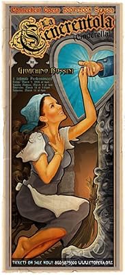 "La Cenerentola (Cinderella)" Original Run Opera Poster