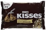 Hershey's Milk Chocolate Kisses w/ Almonds, 18 oz
