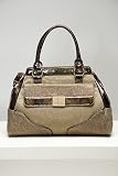 Just Cavalli Brown Leather Satchel