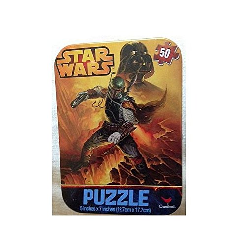 Star Wars Mini Travel Puzzle in Collectible Tin - 50 Pieces