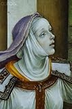 Wallmonkeys Peel and Stick Wall Decals - Detail of Druisana from Saint John the Evangelist Reuscitating Druisana by Filippino Lippi - Removable Graphic