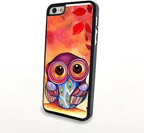 iphone 5 5s case,Cute Cool Owl Painted Plastic Hard Back Phone Cover Shell for iphone 5 5s