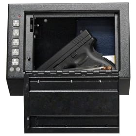HOMAK HS10036683 Electronic Access Pistol Box, 10 X 3.5 X 7.5 Inch by Homak
