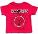 Toddler Kids THE RAMONES Rock N Roll T Shirt in Red