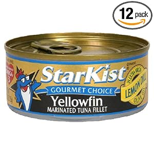 Starkist Yellow Fin Tuna, Lemon Dill, 5.5-Ounce Can (Pack of 12) by StarKist