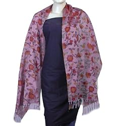 Tanchoi Silk Womens Scarves Jacquard Pattern 22 x 72 inches